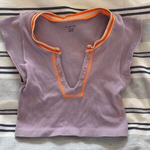 Urban Outfitters Out From Under XSS  and Orange Ribbed Top